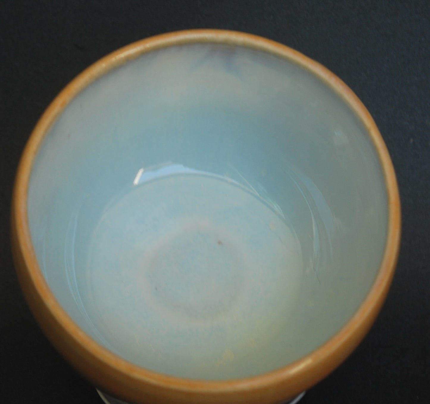 Orange and Blue Handmade Bowl