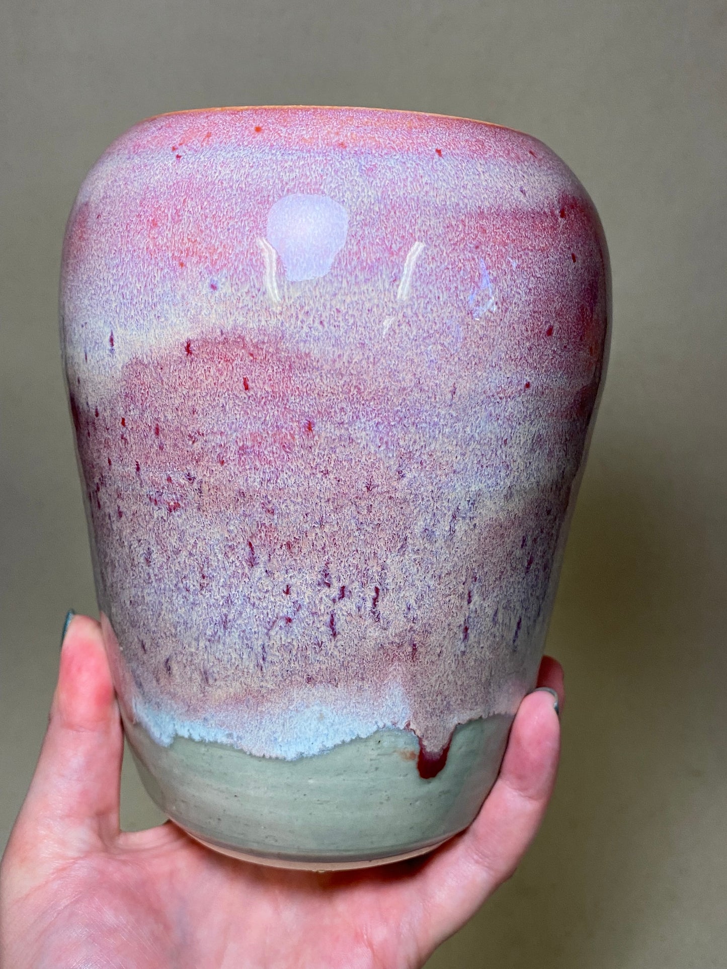 Floating Peonies Medium Vase
