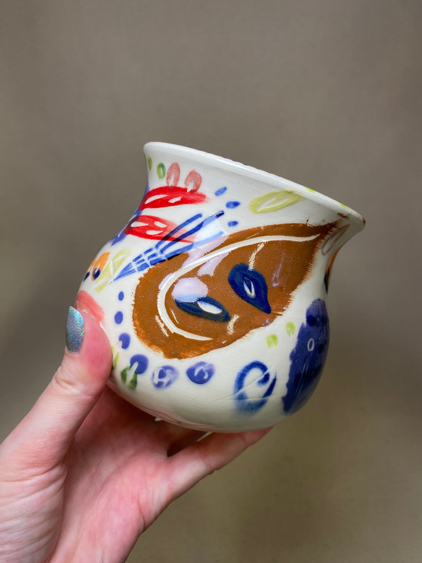 Colourful Abstract Cup