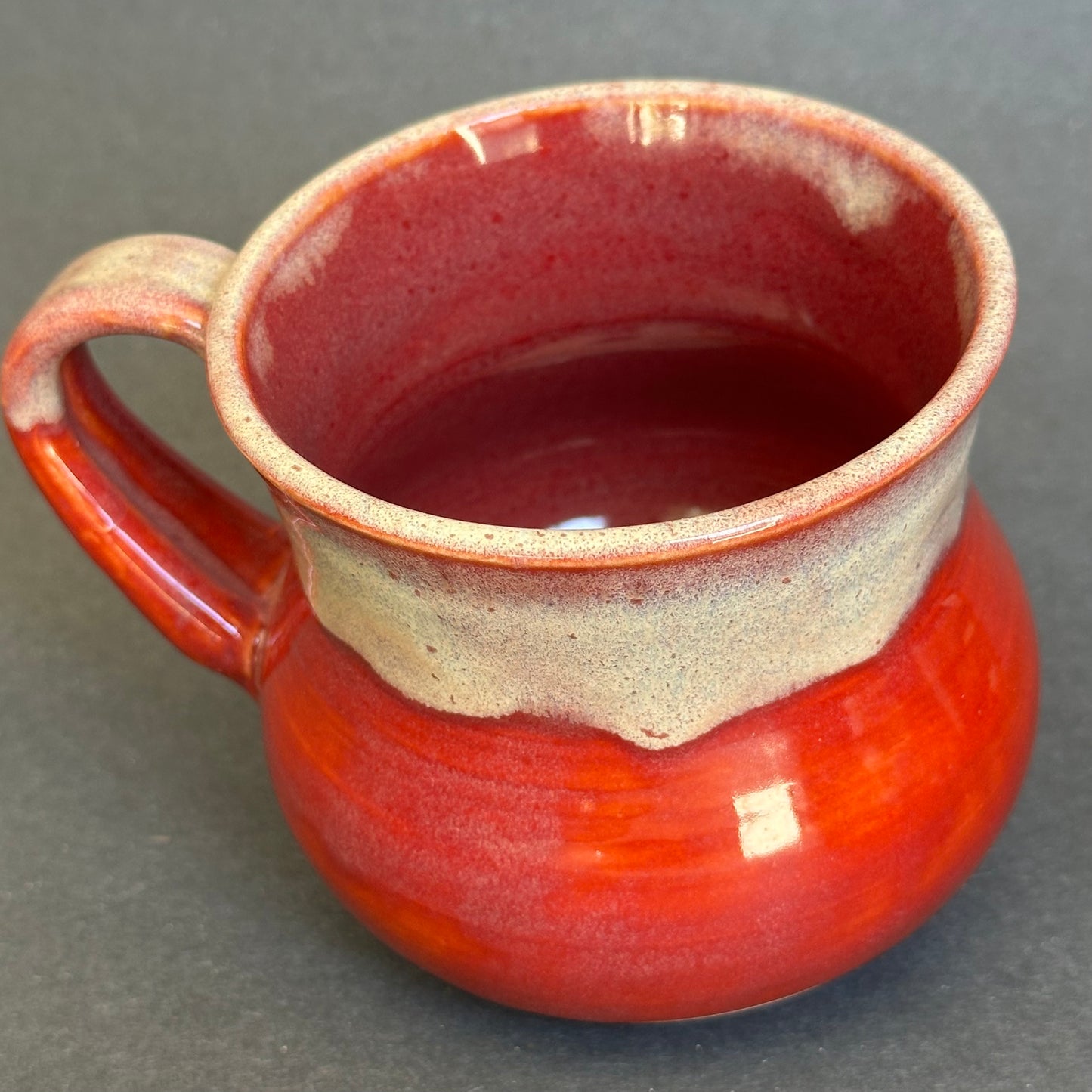 Curvy Red Mug