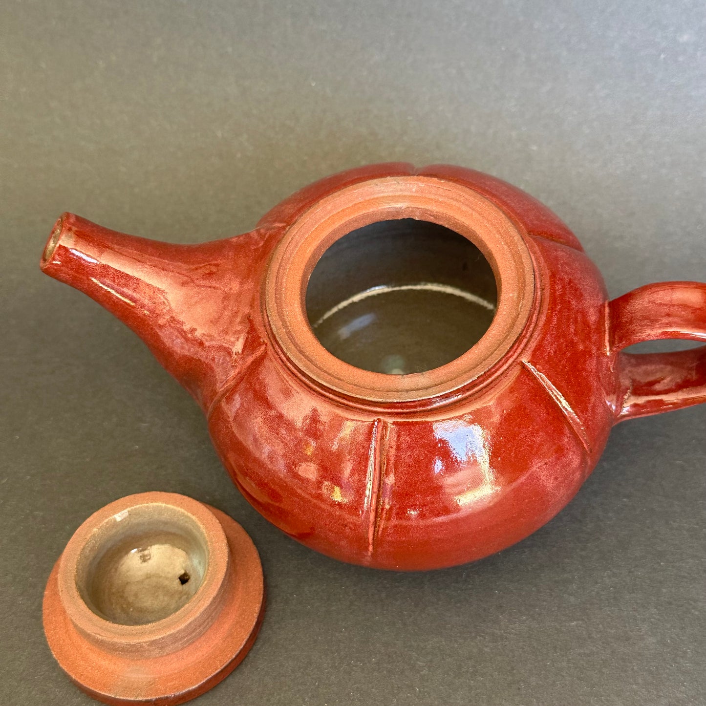 Red Genie Teapot