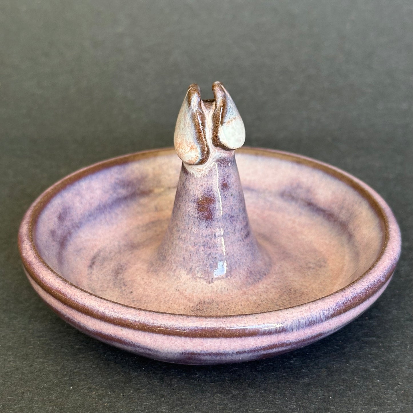 Purple Weenie Ring and Incense Holder