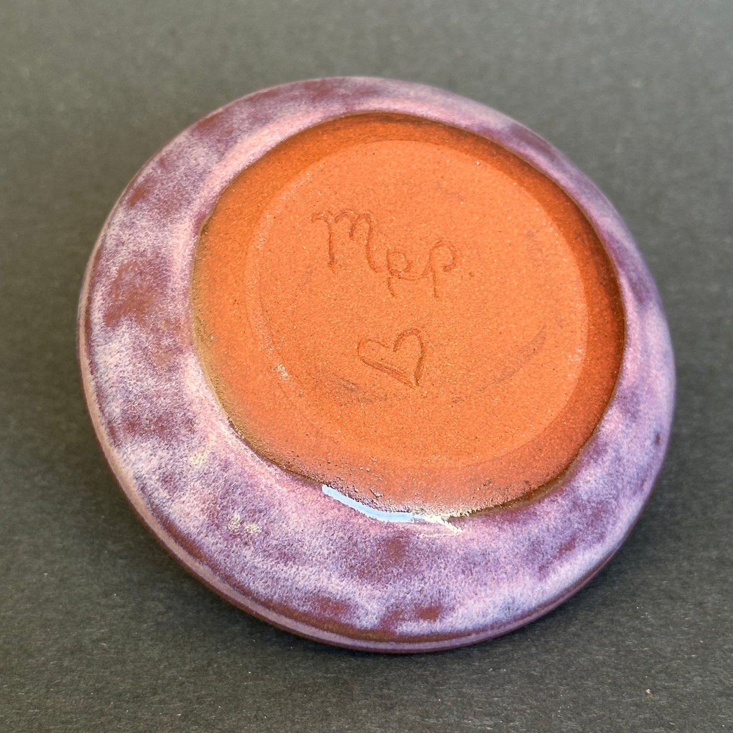 Purple Weenie Ring and Incense Holder