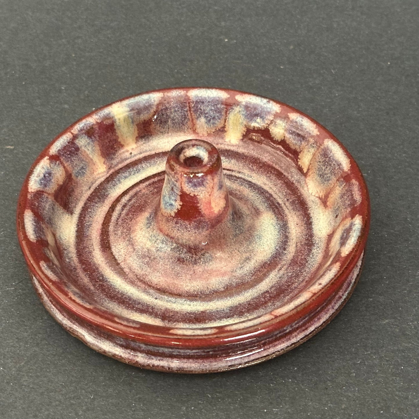 Red Ring and Incense Holder