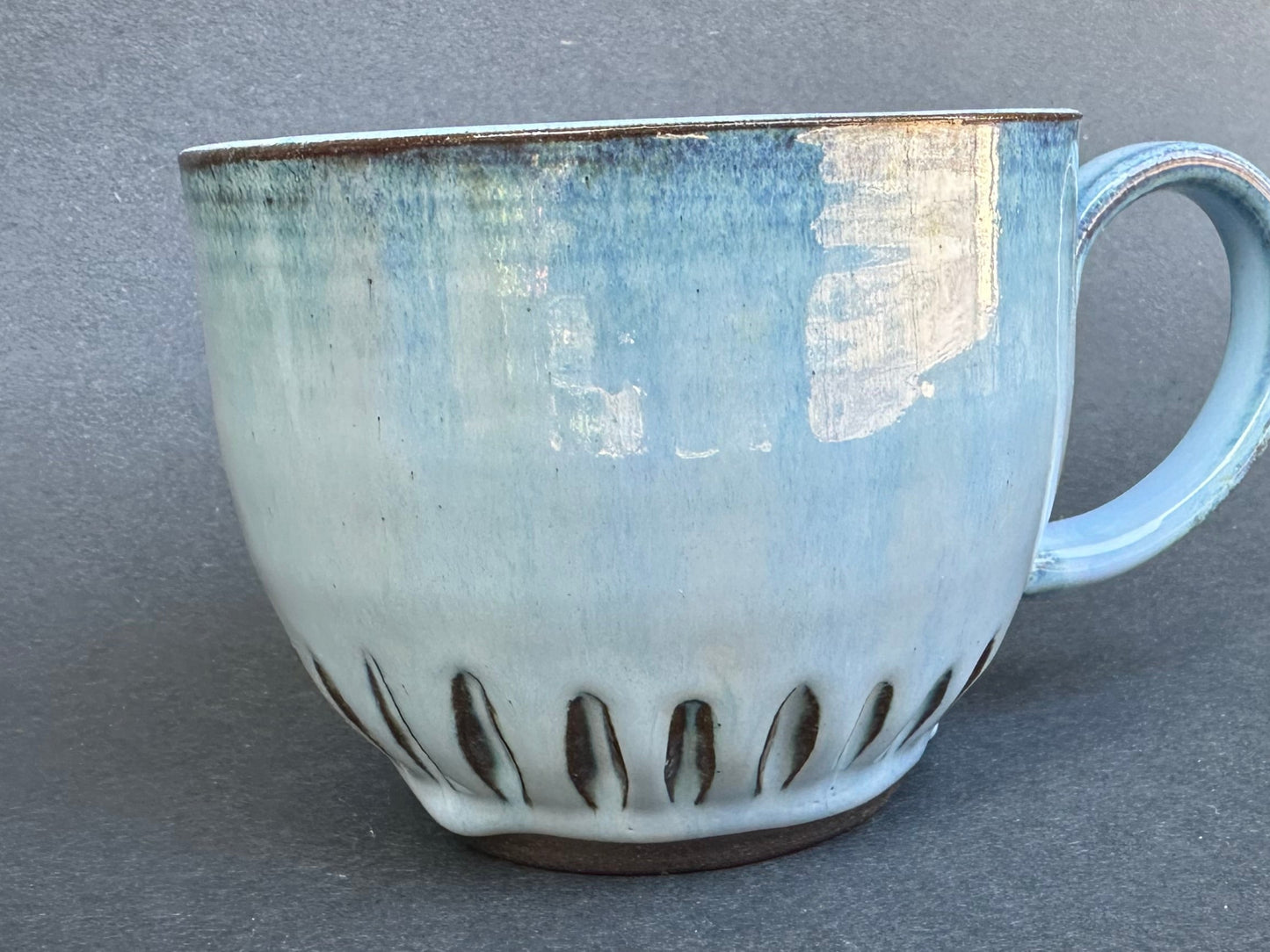 Large Perwinkle Tea-Cup Style Mug