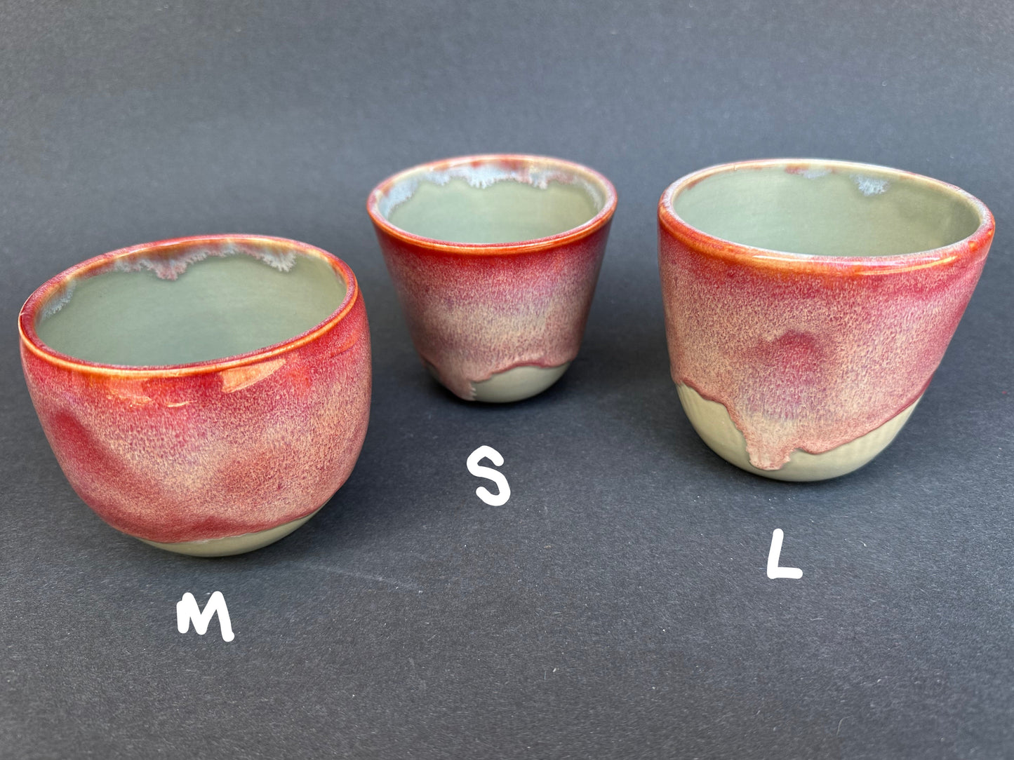 Red Sunset Cups