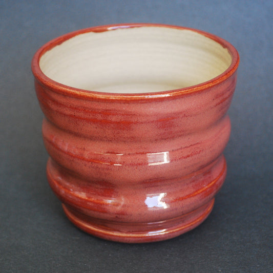 Small Red Bubble Planter