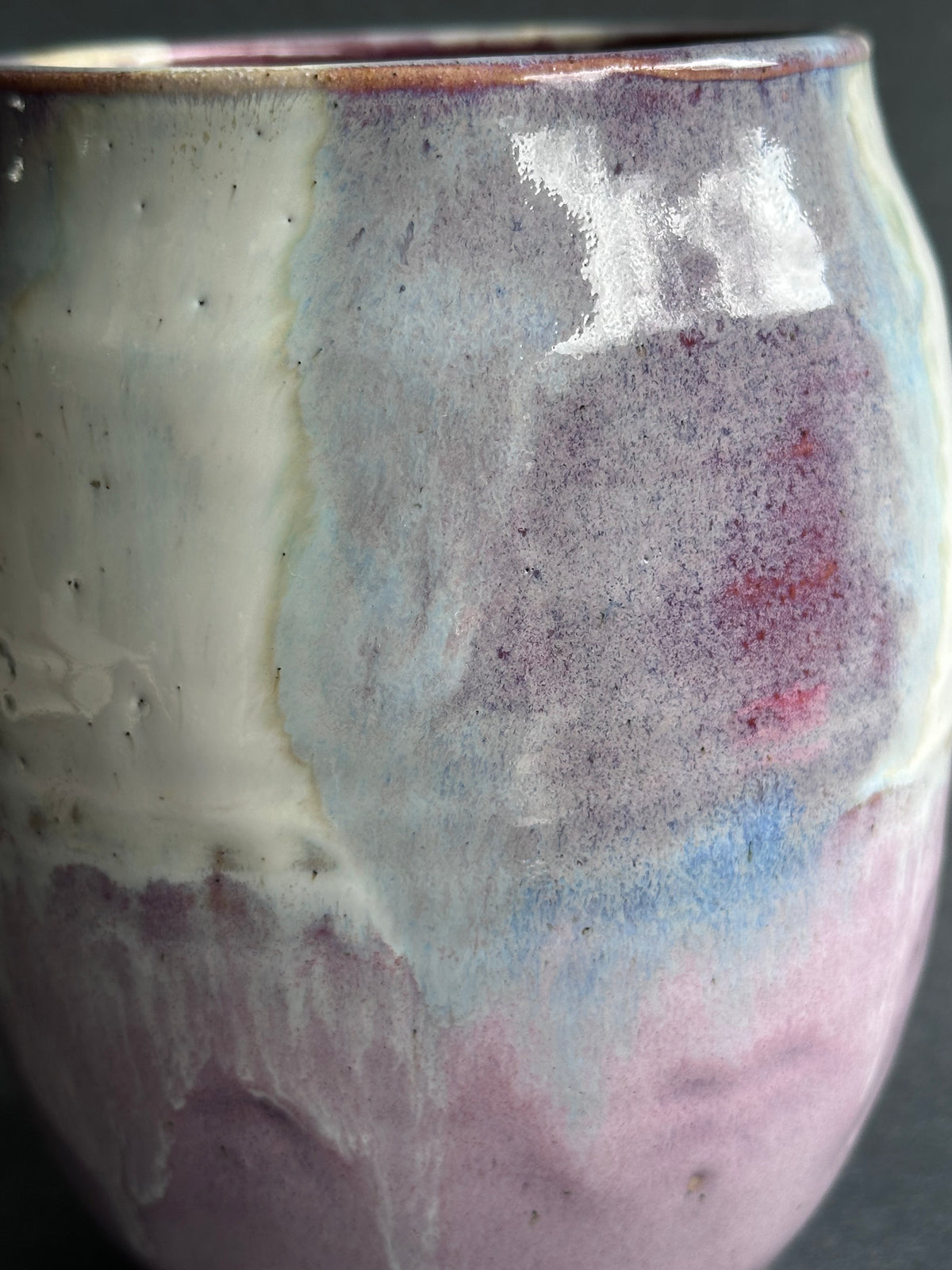Medium Purple Flower Vase