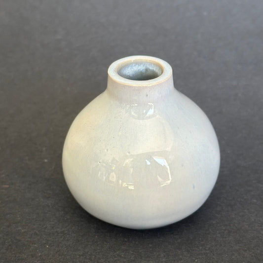 Ice Blue Small Bud Vase