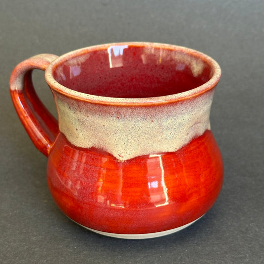 Curvy Red Mug