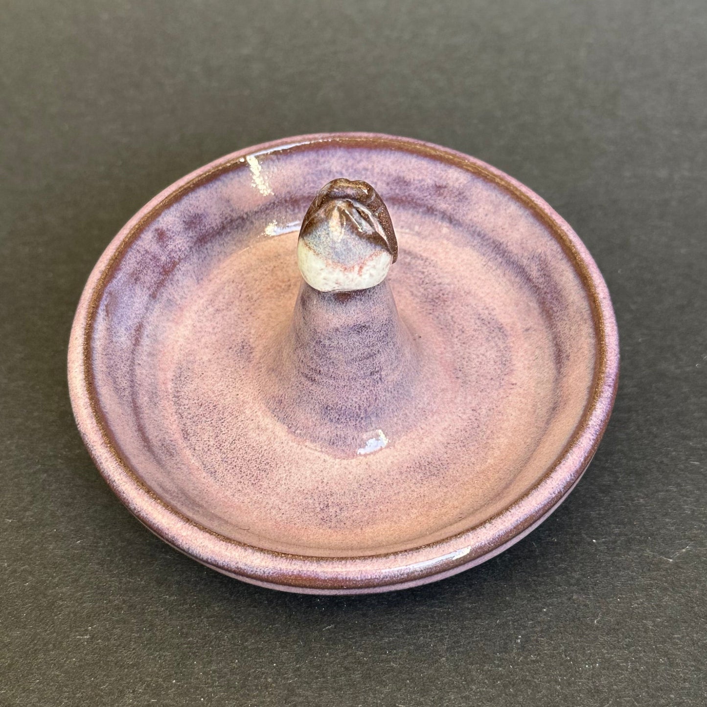 Purple Weenie Ring and Incense Holder