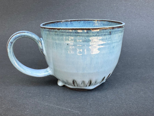 Large Perwinkle Tea-Cup Style Mug