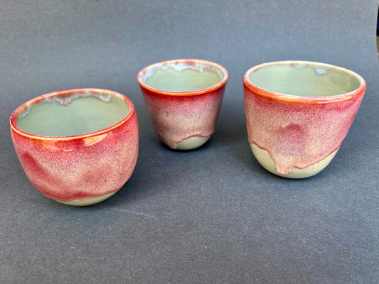 Red Sunset Cups