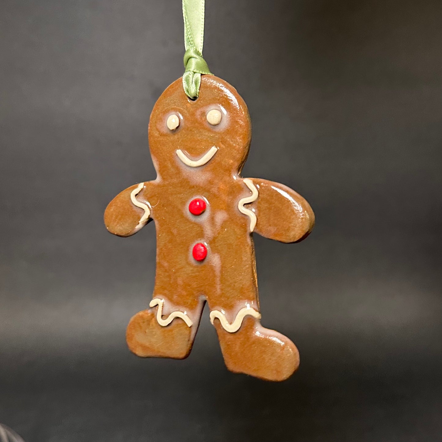 Handmade Gingerbread Man Ornament