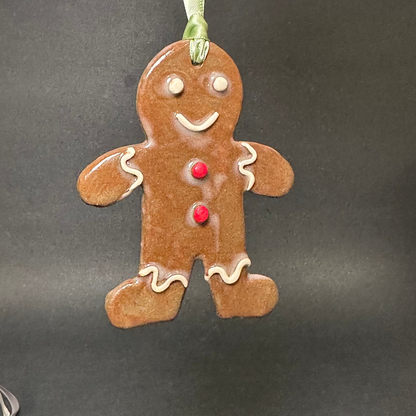 Handmade Gingerbread Man Ornament