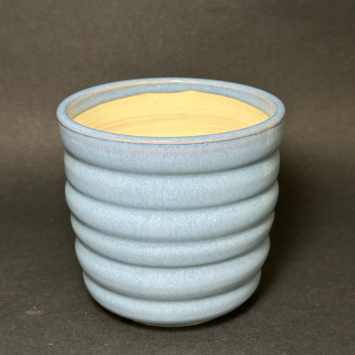 Curvy Blue Planter