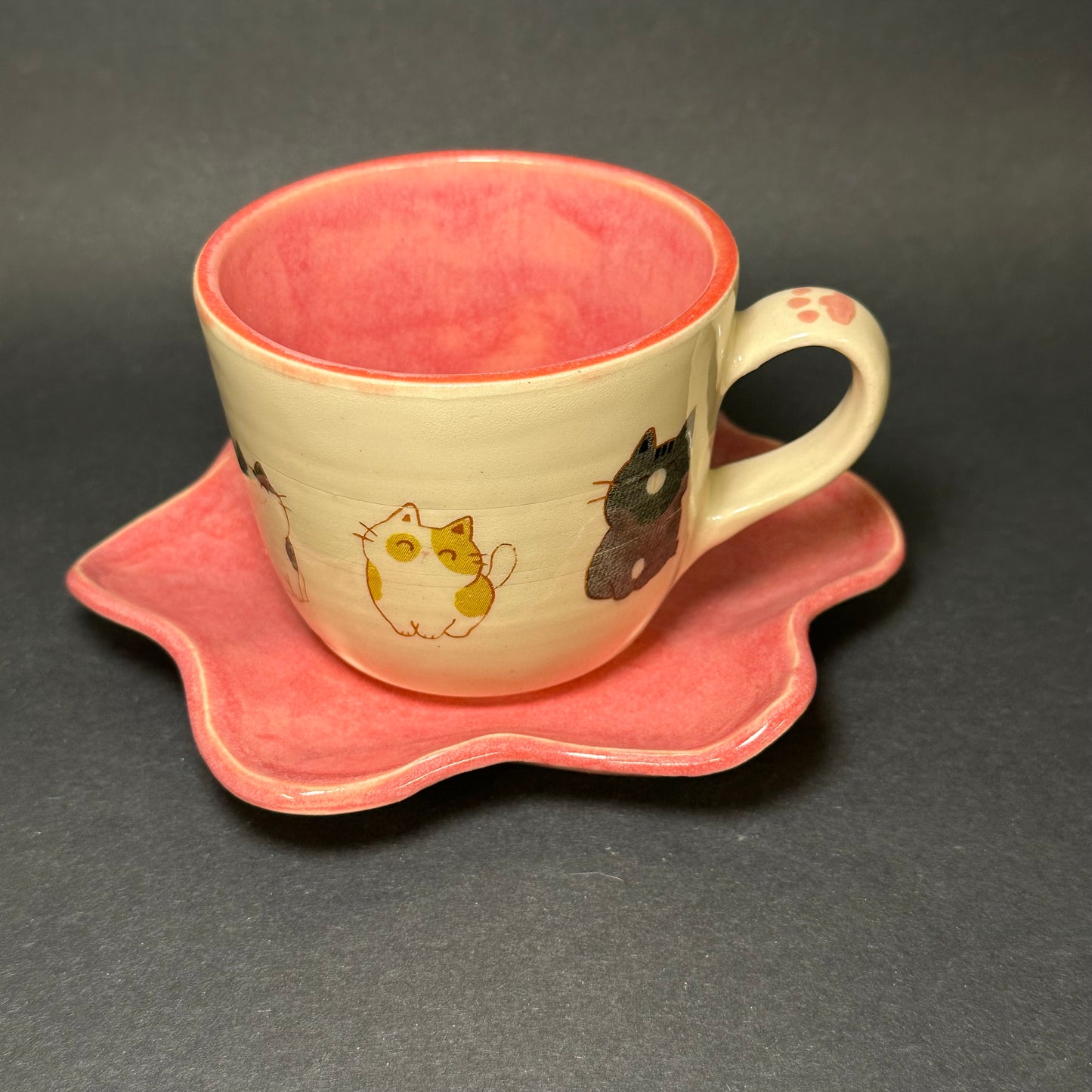Pink Cat Mug