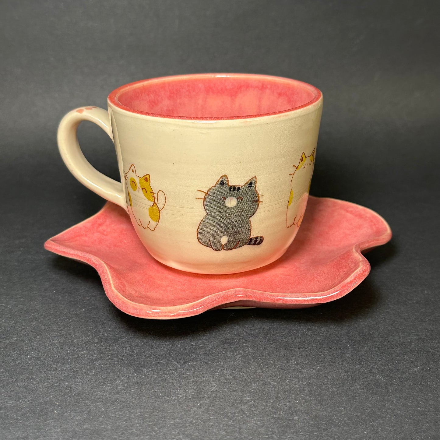 Pink Cat Mug
