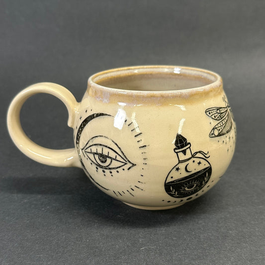 Large Witchy Cauldron Mug